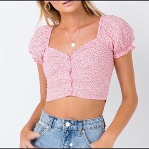 Princess Polly Laura Top Pink